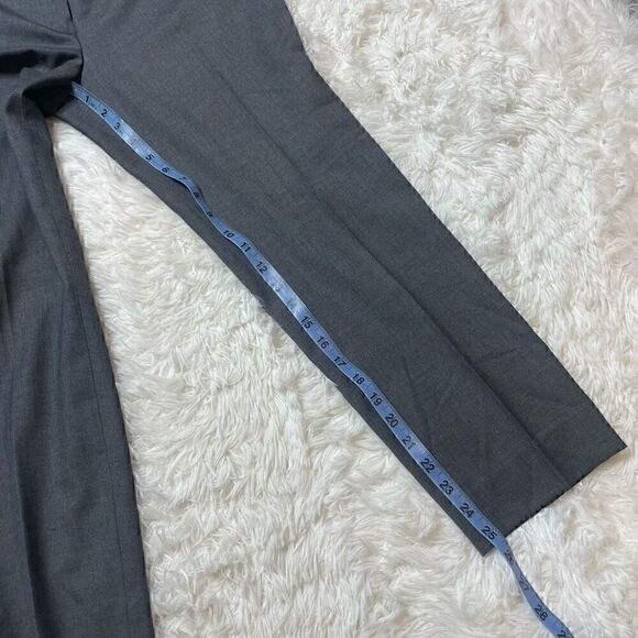 J Crew Favorite Fit Pants Size 8 P Trousers 100% Wool Tapered Crop - Picture 6 of 8